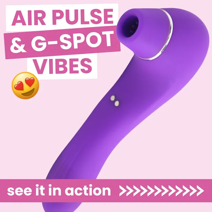 Oral Sex Simulating Clit Pulsing Air Vibe: Feels Like Gentle Clit Kisses!