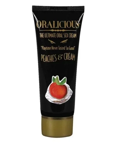 Oralicious Oral Sex Cream Peaches & Cream 2 Oz