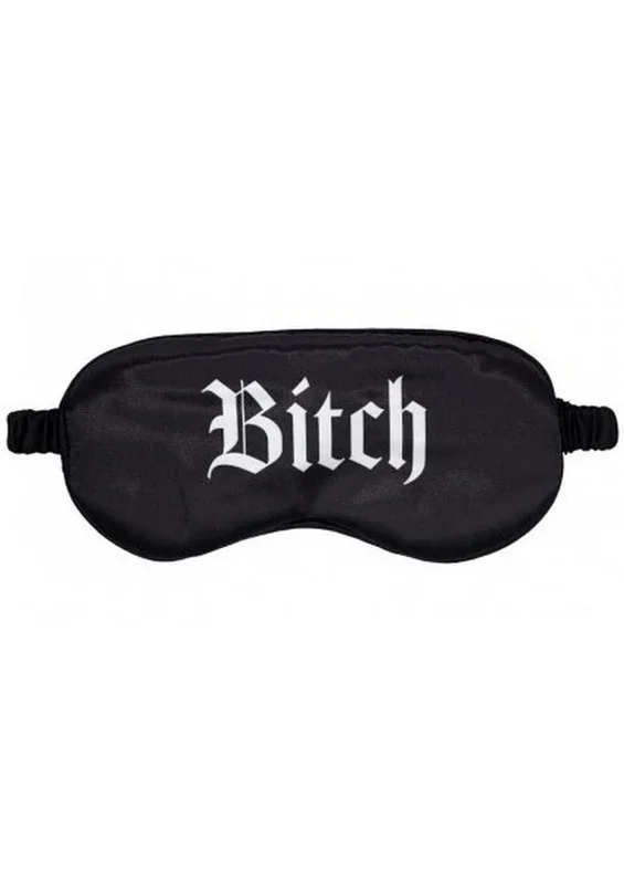 Ouch Bitch Satin Blindfold Mask