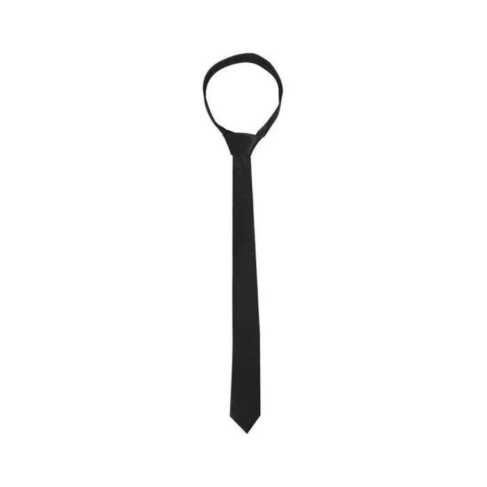Ouch! Black & White Satin Bondage Tie Black