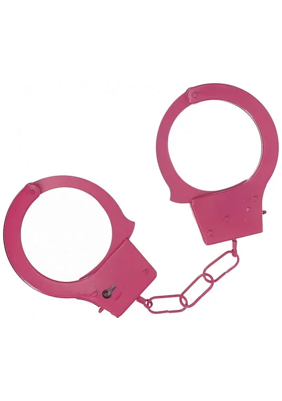 Ouch! Classic Metal Handcuffs Pink
