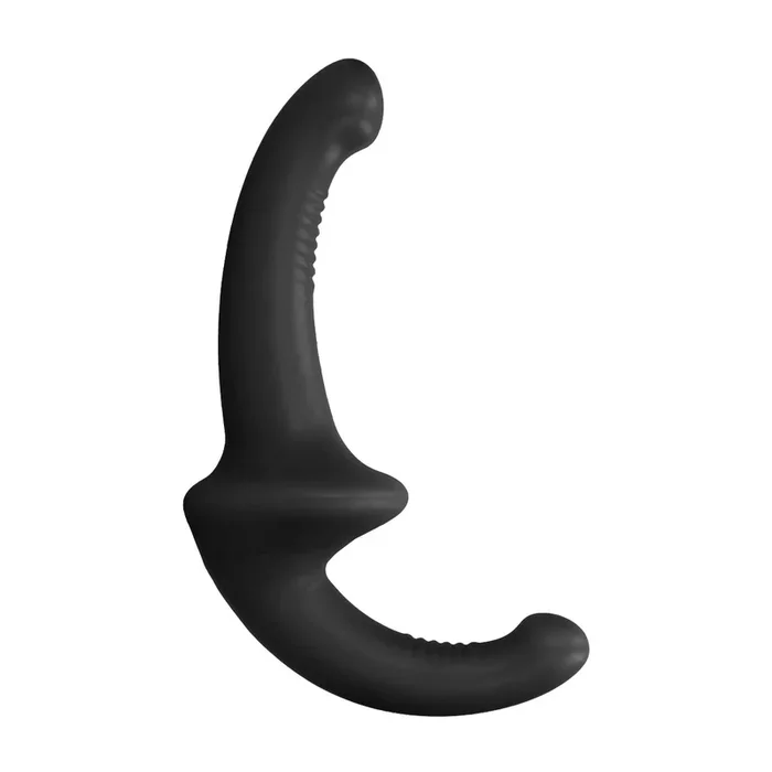 Ouch Silicone Strapless Strap-On Dildo Black