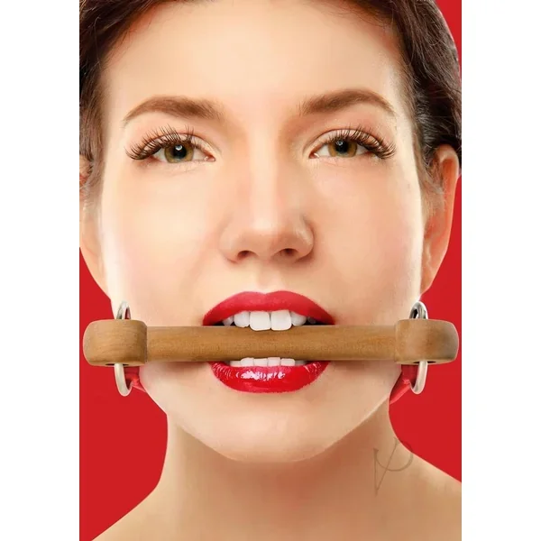 Ouch Wooden Bridle Red