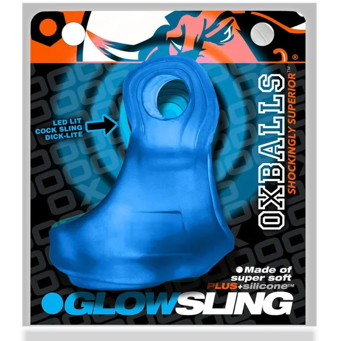 Oxballs Glowsling Cocksling Led – Blue Ice