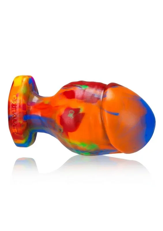 Oxballs Honcho 3 Silicone Anal Plug Rainbow Color