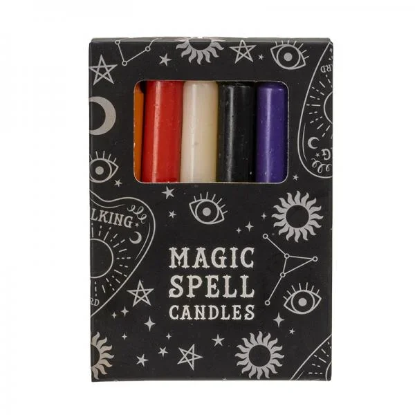 Pack of 12 Mixed Spell Candles