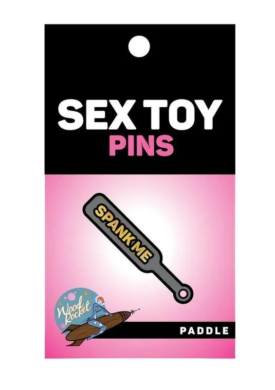 Paddle Spank Me Enamel Pin