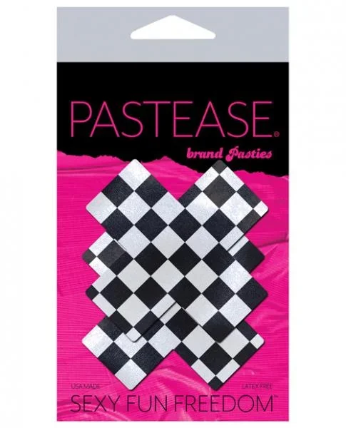 Pastease Checker Cross – Black/White O/S