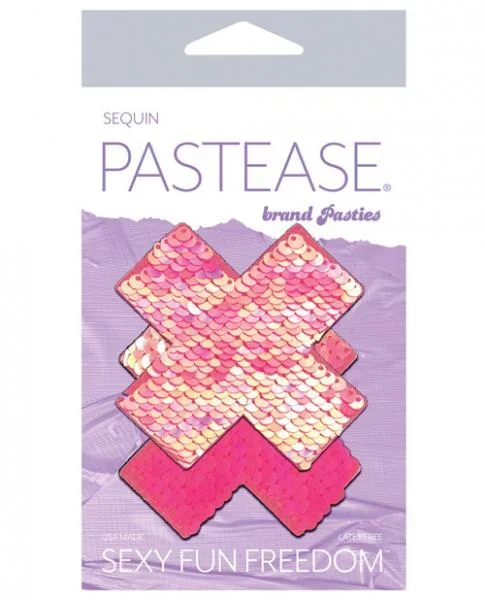 Pastease Color Changing Flip Sequins Cross – Pink O/S