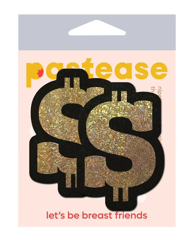 Pastease Glitter Dollar Sign – Gold O/S