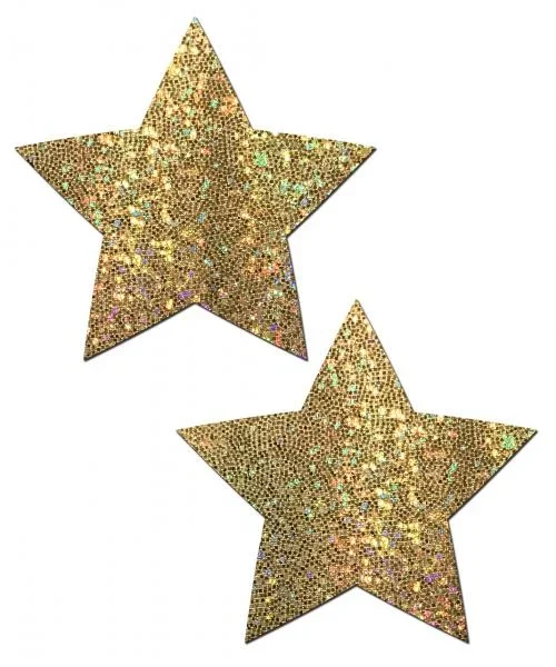 Pastease Glitter Star – Gold O/S