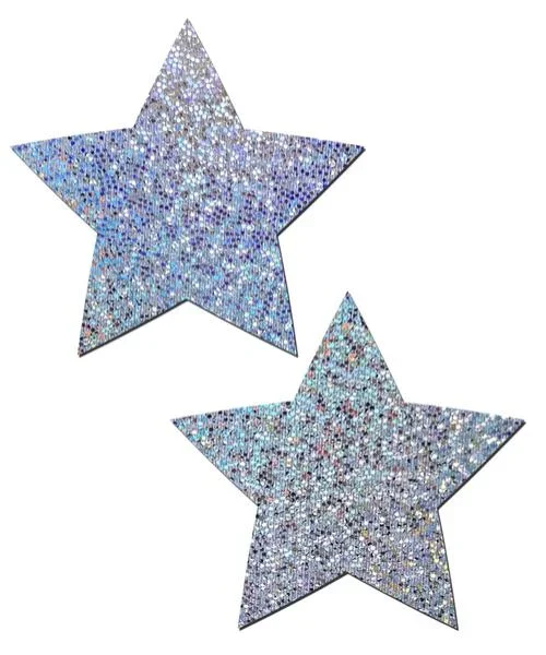 Pastease Glitter Star – Silver O/S