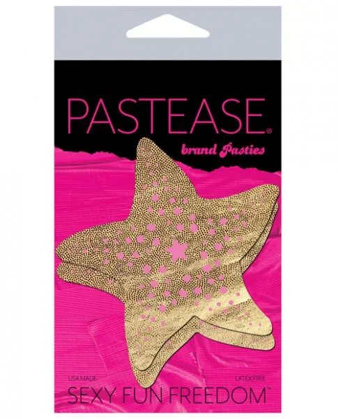 Pastease Glitter Starfish – Gold Liquid – One Size