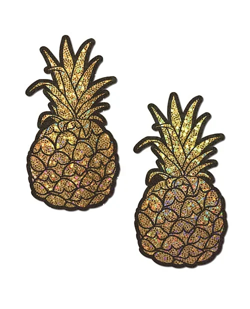 Pastease Premium Glitter Pineapple – Gold O/S