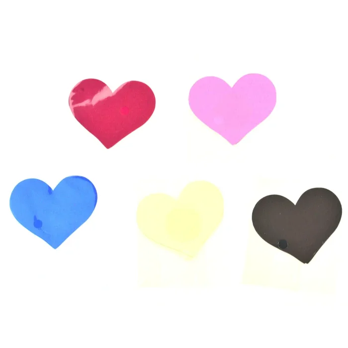Pasties Small Assorted Hearts 5 pack Nipple covers