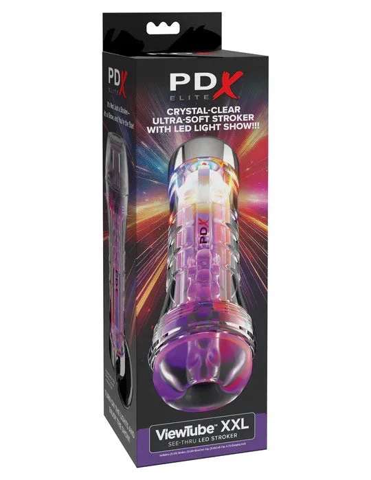 PDX Elite ViewTube XXL (Clear) – LED Stroker
