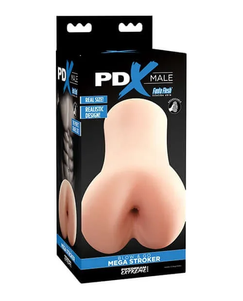 PDX Male Blow and Go Mega Stroker Flesh from Pipedream Products