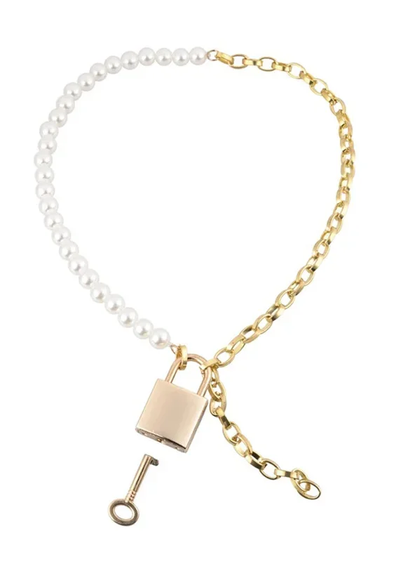 Pearl Day Collar – White/gold