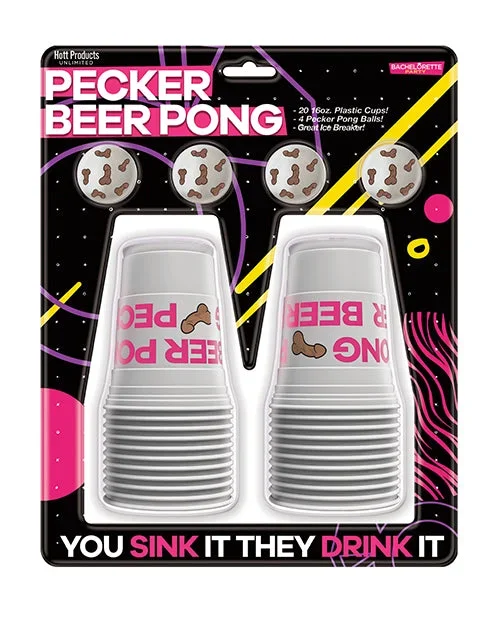 Pecker Beer Pong Balls Four Pack For Fun Party Game