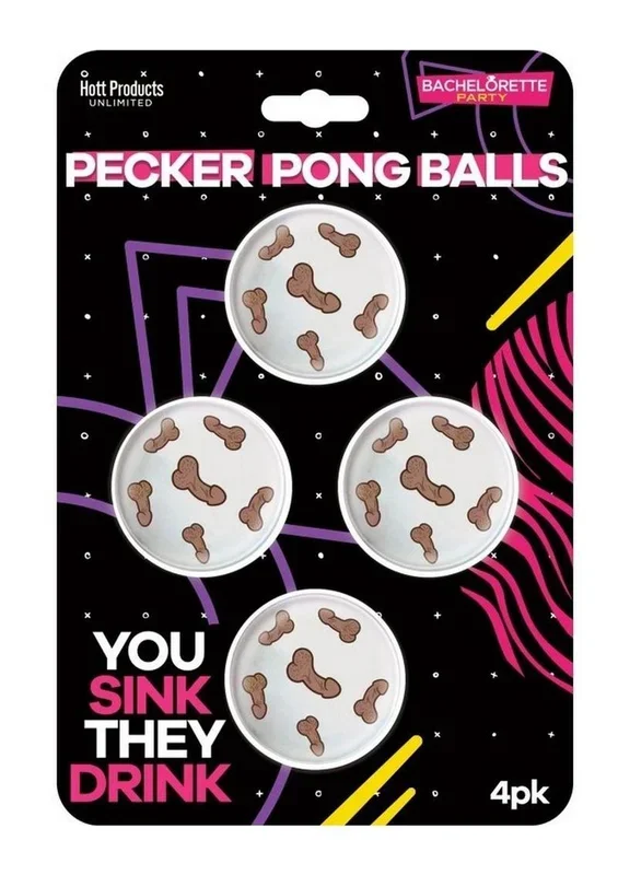 Pecker Beer Pong Balls
