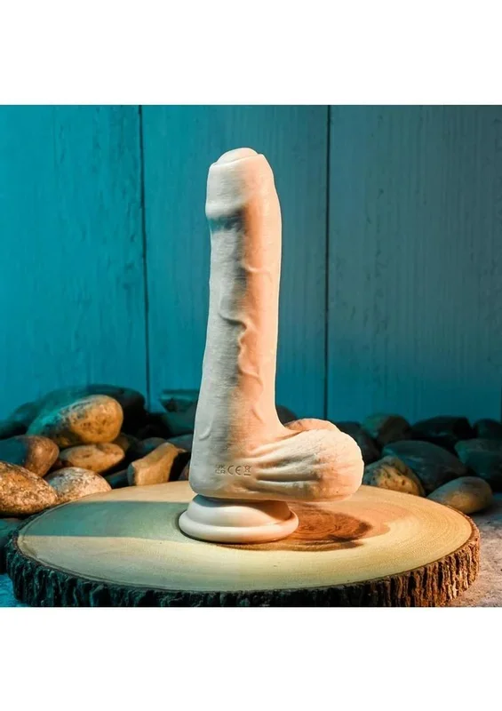 Peek A Boo Vibrating Rechargeable Silicone Dildo – Light