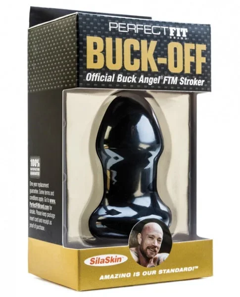 Perfect Fit Buck OFF Buck Angel FTM Stroker – Black