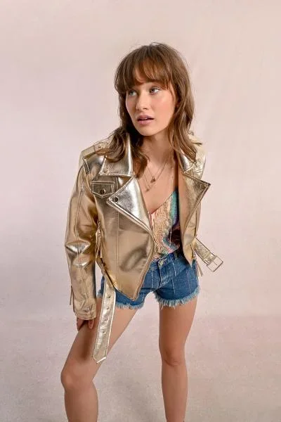 Perfecto Jacket – Gold –