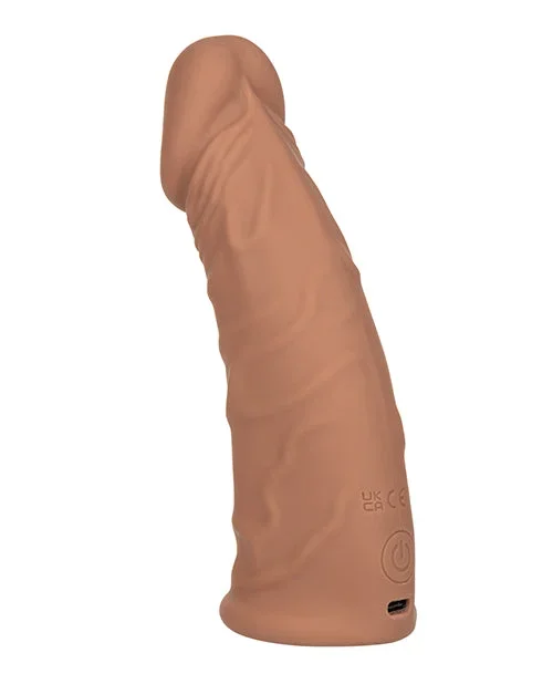Performance Maxx 7″ Vibrating Penis Extension – Brown