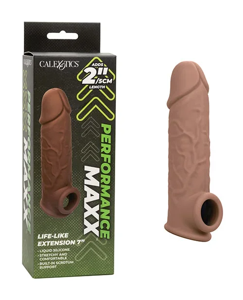 Performance Maxx Life-Like 7″ Penis Extension – Brown