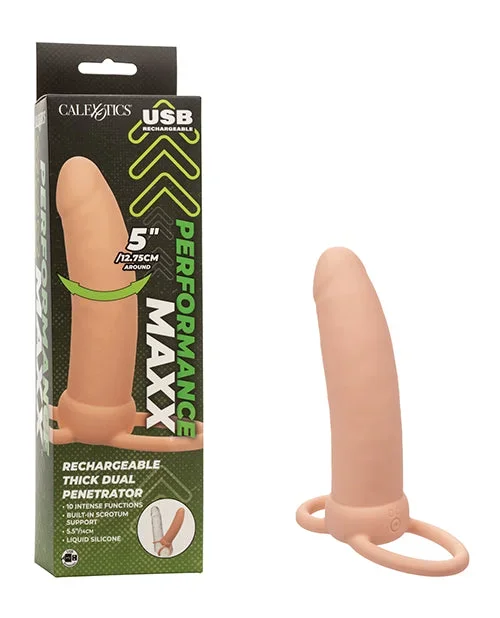 Performance Maxx Rechargeable Thick Dual Penetrator – Ivory