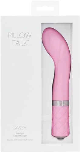 Pillow Talk Sassy G-Spot with Swarovski Crystal Pink Vibrator