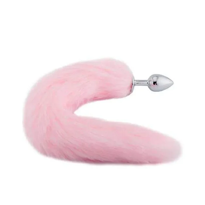 Pink Fox Tail 16″