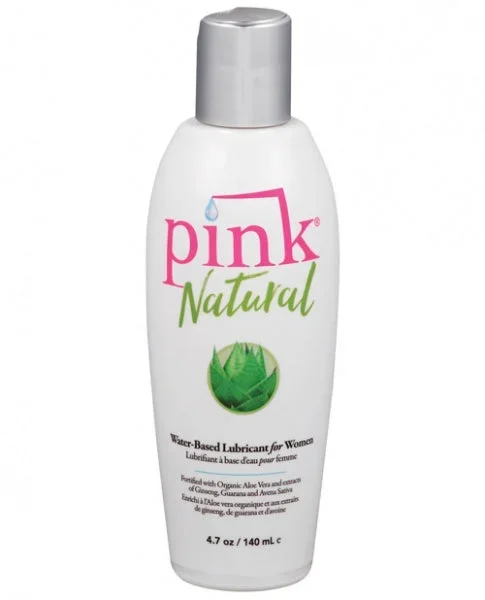 Pink Natural Water Based Lubricant for Women – 4.7 oz