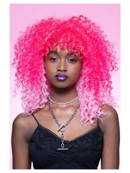 Pink Passion Ombre Curl Girl Wig