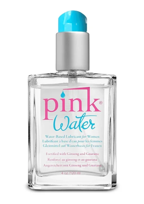 Pink Water 4oz Glass Bottle W/pump
