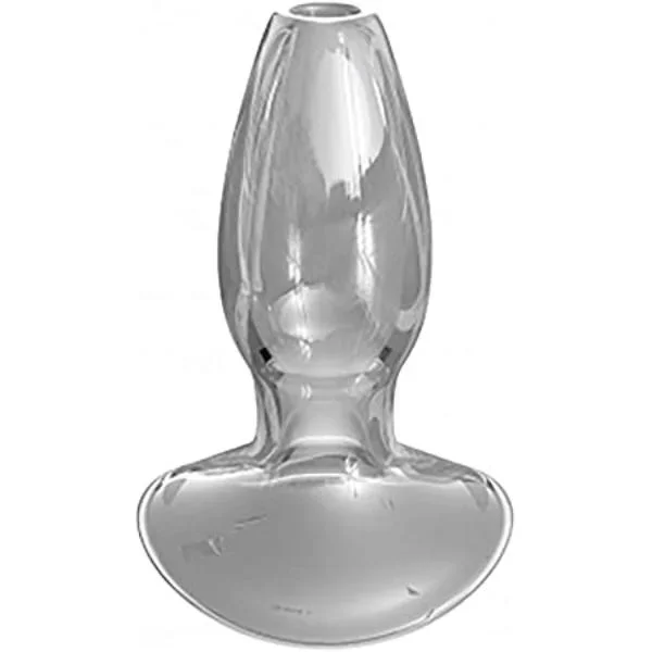 Pipedream Anal Fantasy Elite Collection Beginner’s Anal Gaper Glass Tunnel Plug Clear