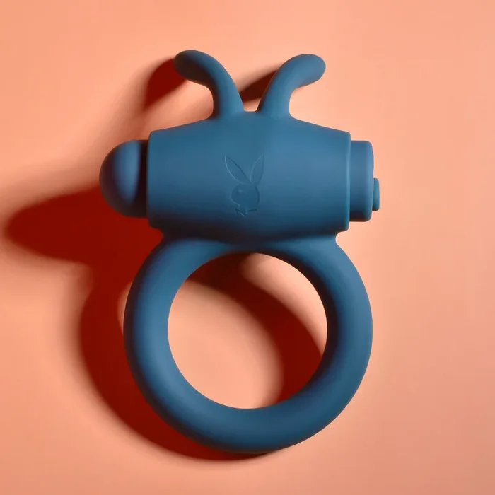 Playboy Bunny Buzzer Vibrating Silicone Cock Ring