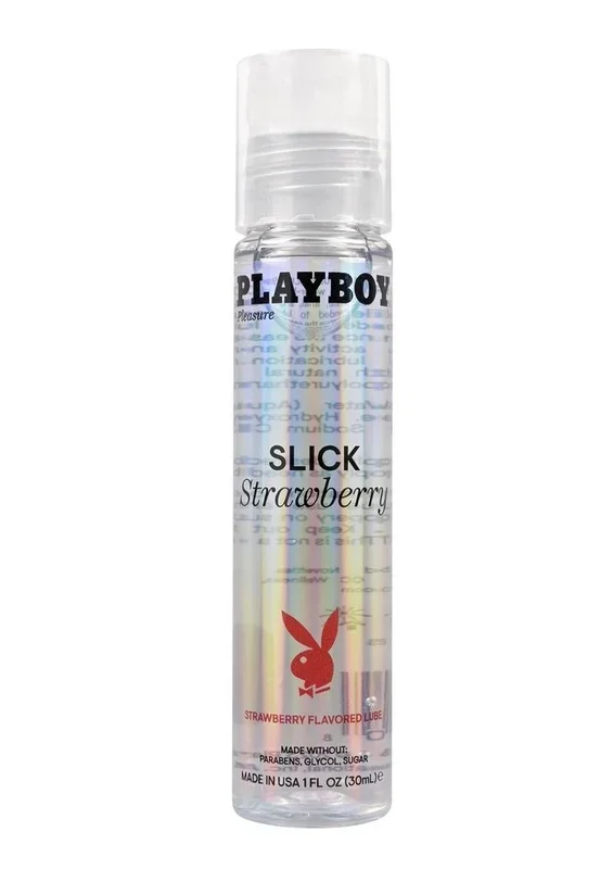 Playboy Slick Strawberry Flavored Water Based Lubricant