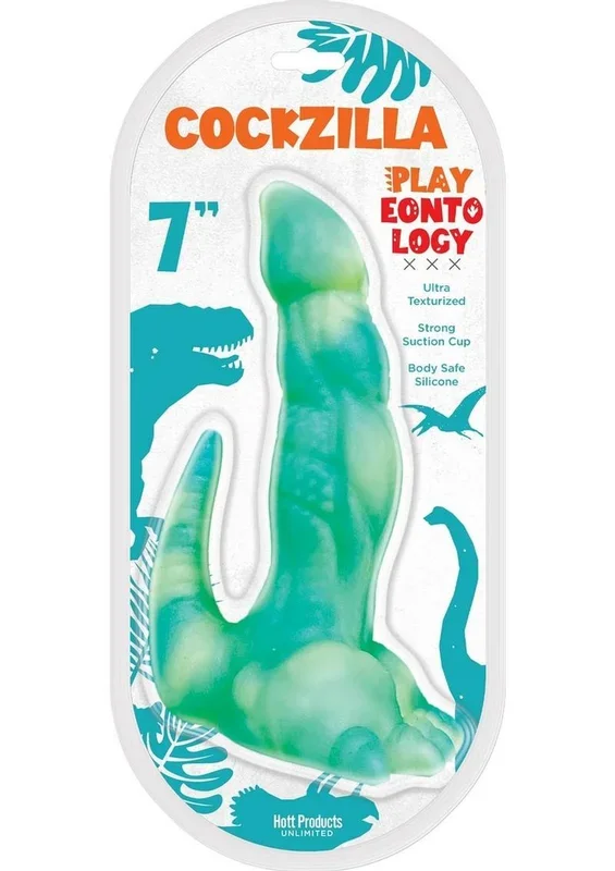 Playeontology Cockzilla Silicone Dildo with Suction Cup