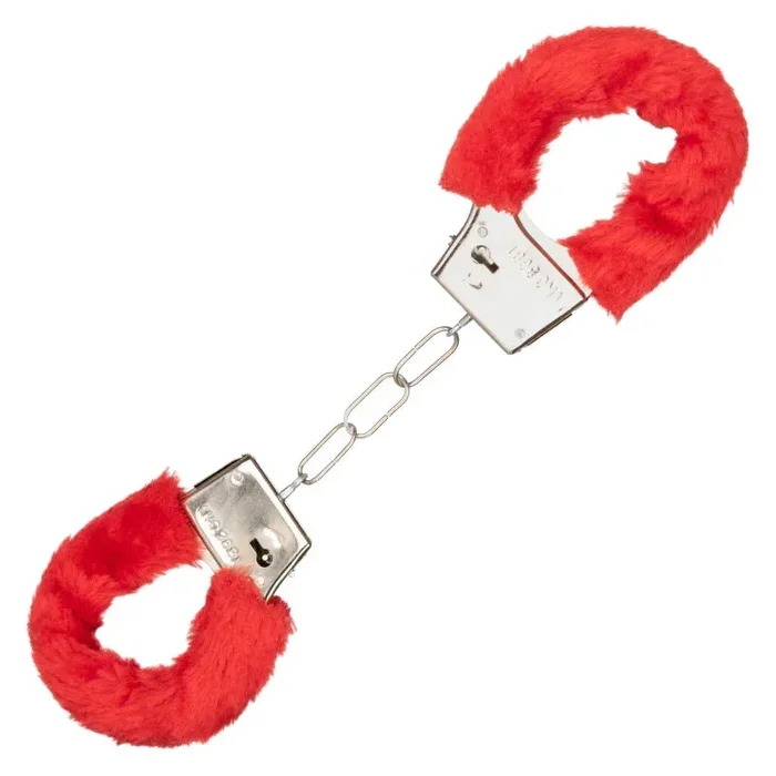 Playful Furry Cuffs – Red