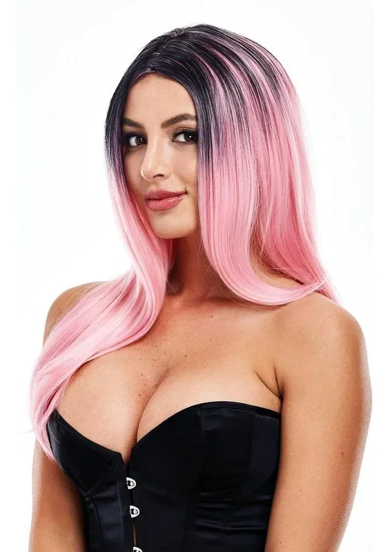 Pleasure Wigs Ella Pastel Rainbow Wig