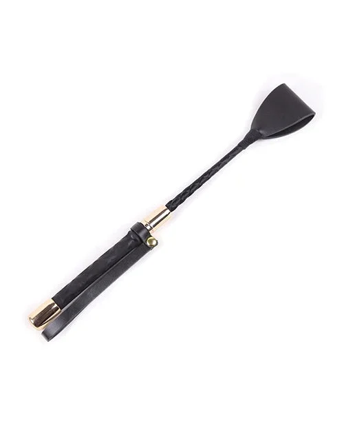 Plesur 12″ Riding Crop – Black