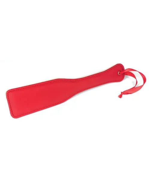Plush Lined Red Polyurethane PU Paddle from Spartacus Leathers