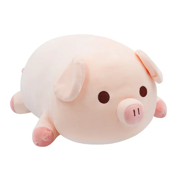 Plush Toy 15.7” Kawaii Pig, Soft Stuffed Animal Plush Pillow For Kids Girl
