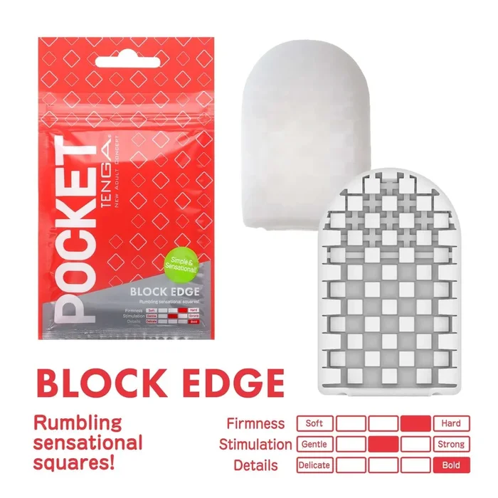 Pocket Tenga Block Edge – Elevate Your Masturbation Experience