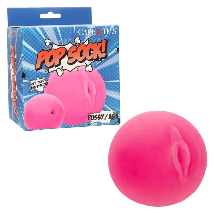 Pop Sock!™ Pussy/Ass Pink Dual-Entry Masturbator – Ultra Life-Like Pure Skin