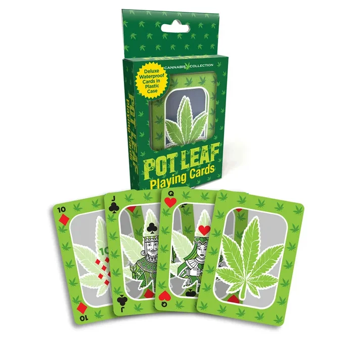 Pot Leaf Playing Cards – Waterproof Novelty Playing Cards