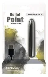 Power Bullet 4 inches Bullet Point 10 Function Bullet Black
