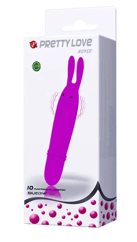 Pretty Love Boyce – Premium Silicone Bunny Vibrator with 10 Powerful Vibration Modes