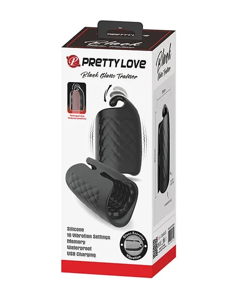 Pretty Love Vibrating Glans Trainer – Black